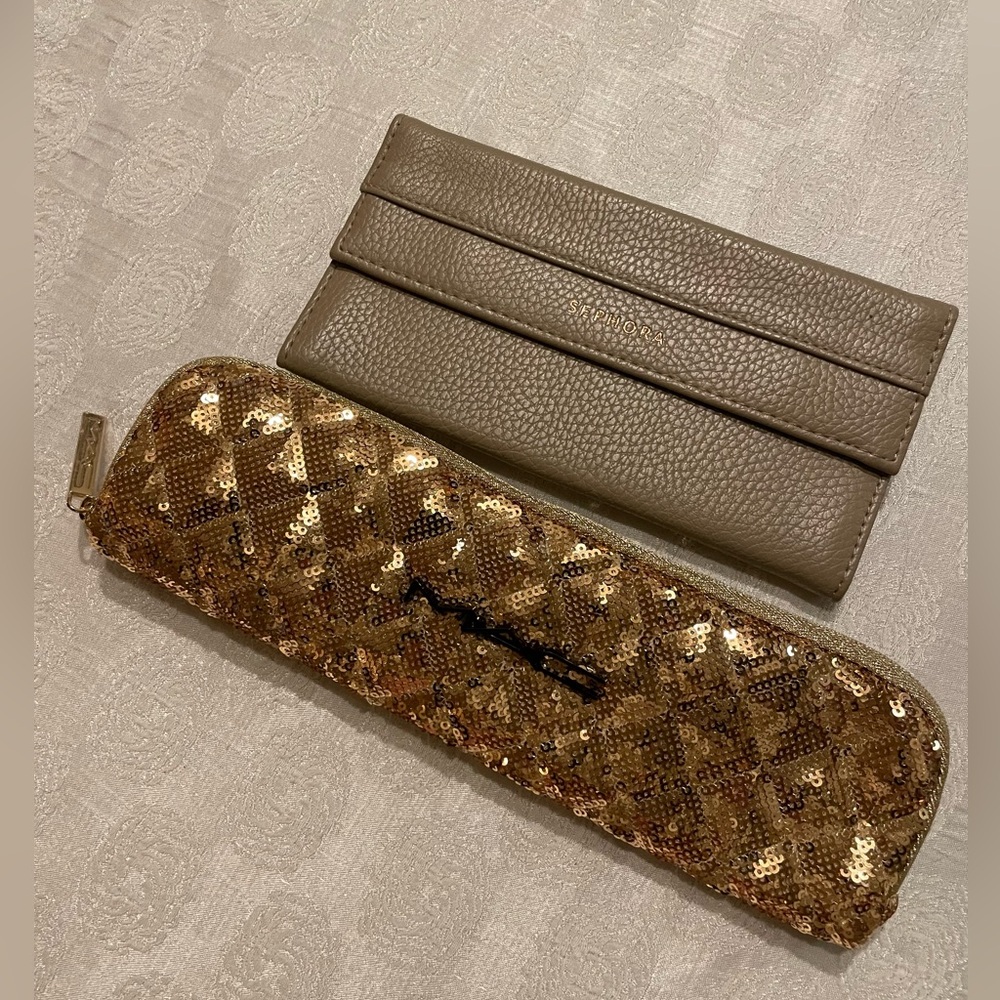 MAC Cosmetics & Sephora Makeup brush pouches
